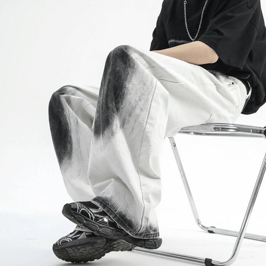 Splash Ink Wide Leg Jeans
