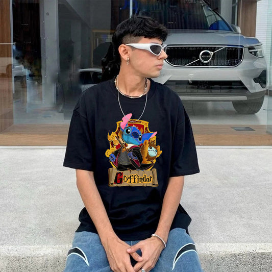 "Cartoon magic robe" T-shirt