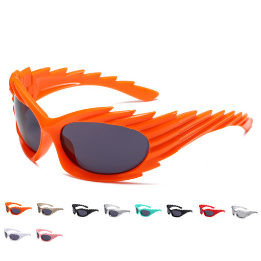 "Y2K Hedgehog-shaped Trendy Cat-eye Sports"Glasses