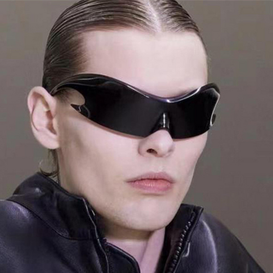 "Y2K Fashion Outdoor Riding One Piece Alien "Glasses