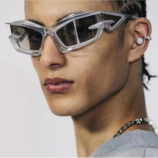 "Y2K Futuristic Fashion"Glasses