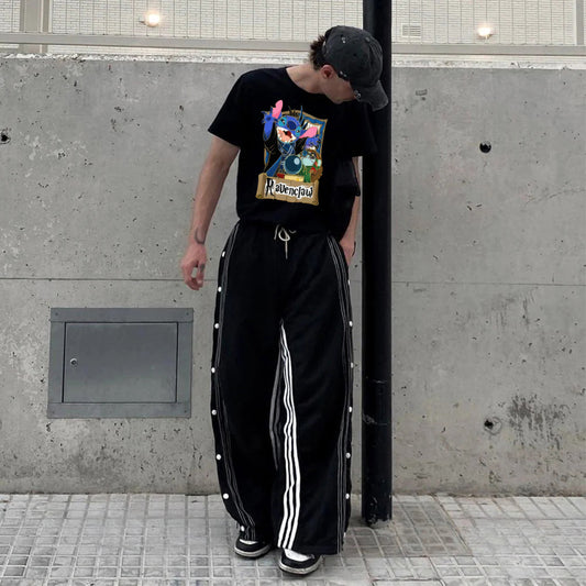 "Cartoon blue magic" T-shirt