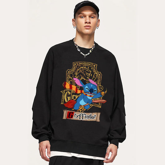 Cartoon riding a broom Sweatshirt