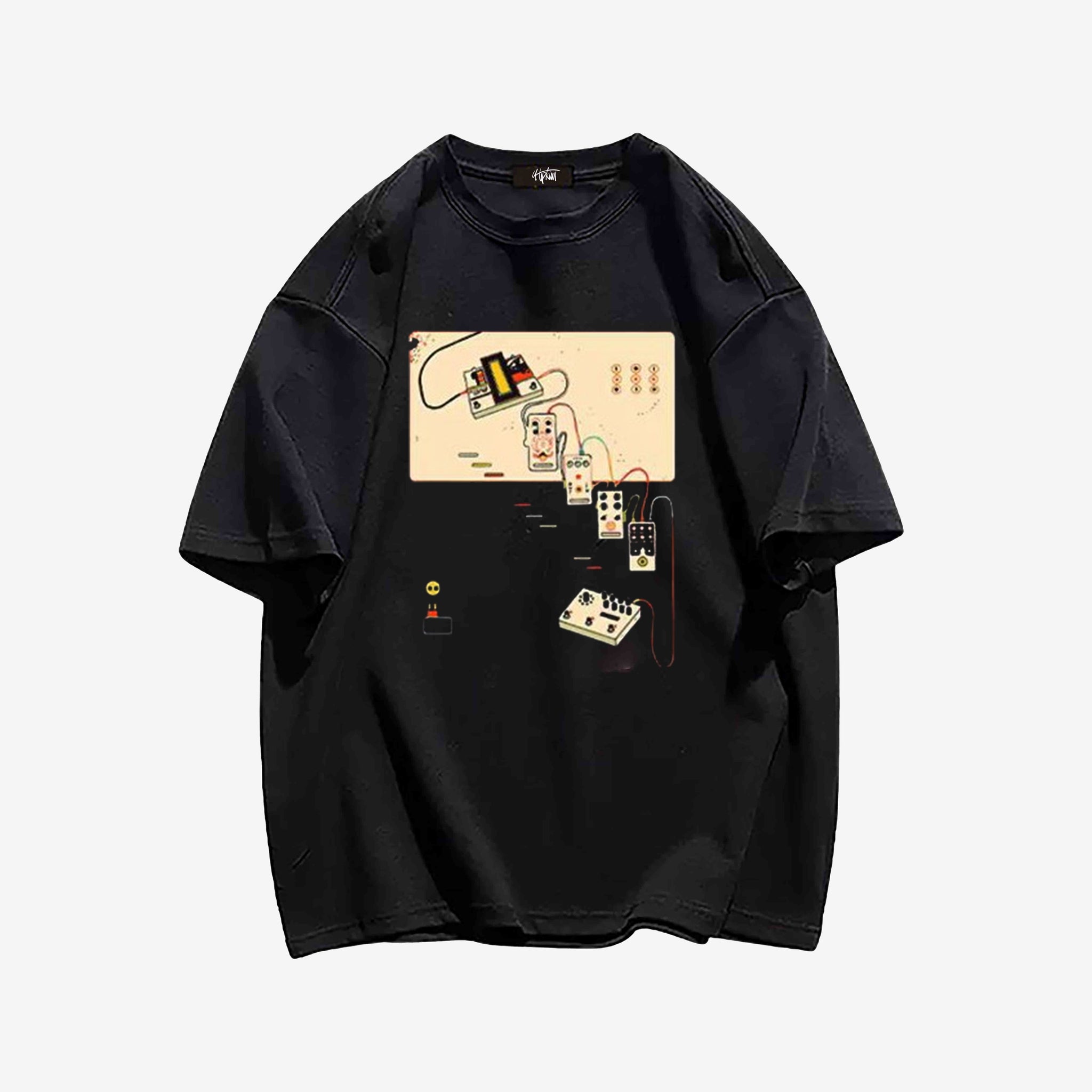 "Style trendy cartoon game console illustration printing" T-shirt