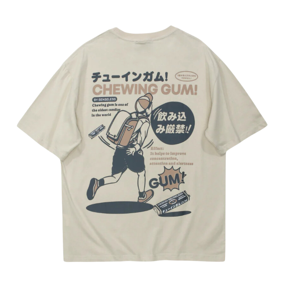 “Japanese Retro Manga Print” T-shirt