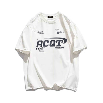 "Casual high street retro simple letter design" T-shirt