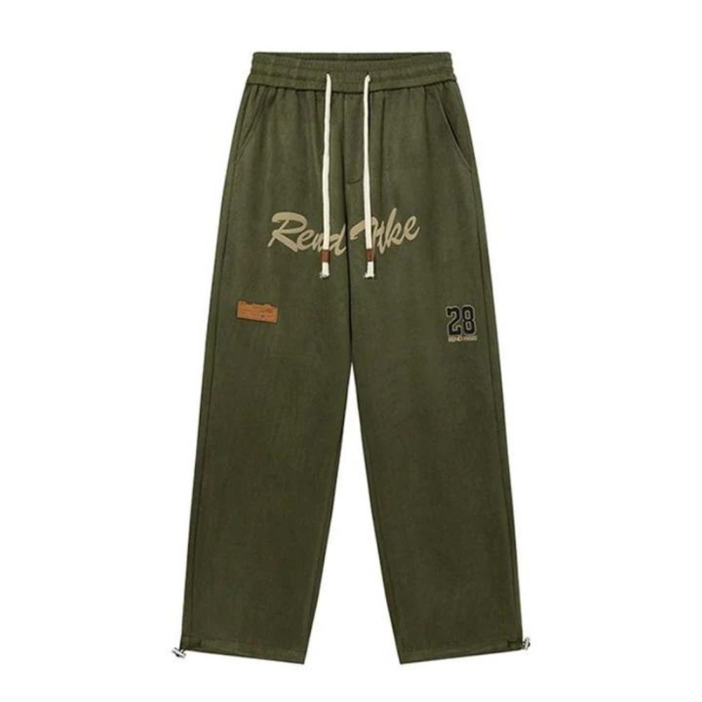 "American Retro Street Drawstring" Sweatpants