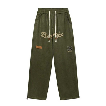 "American Retro Street Drawstring" Sweatpants