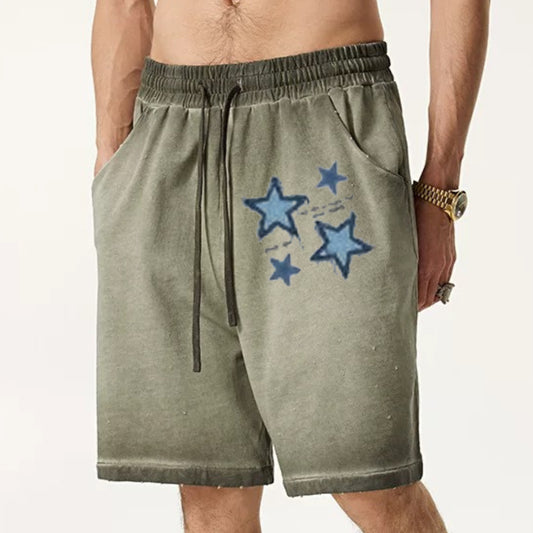 "High Street Casual Cartoon Stars" Shorts