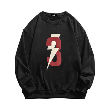 “Lightning Digital Trendy Niche Printed” Sweatshirt