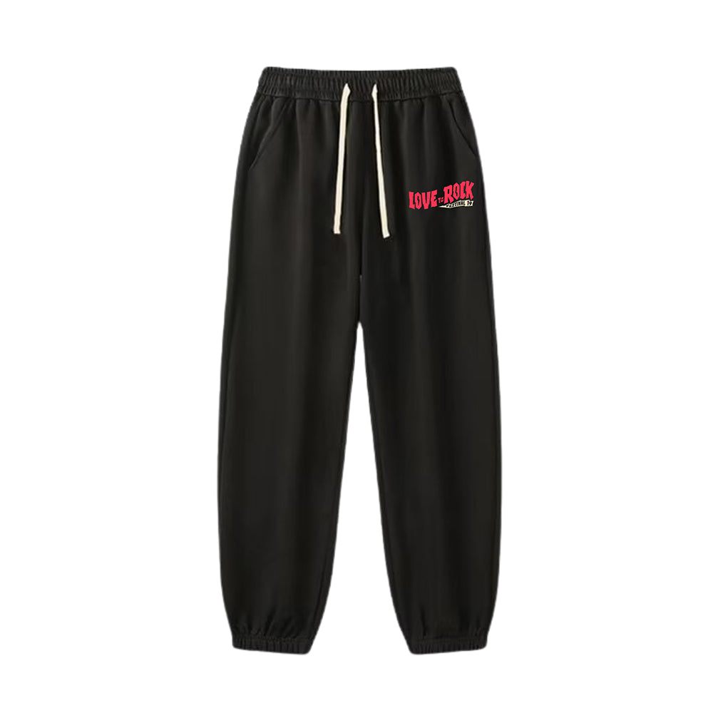 "Casual high street retro letters cartoon simple" Sweatpants
