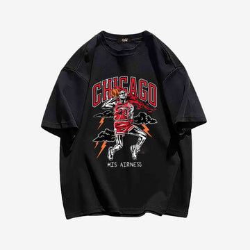 "Style red player dunk No. 23" T-shirt