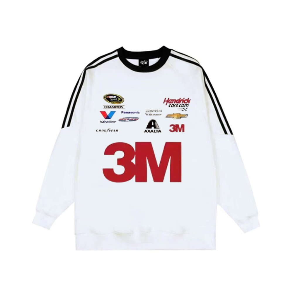 “Niche design American racing brand print” Sweatshirt