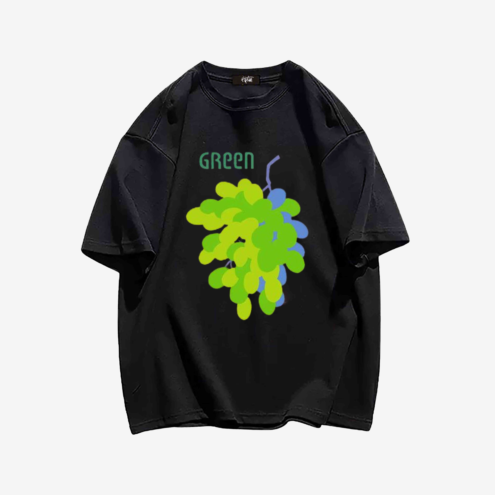 "Style trendy cartoon fruit grapes design illustration print" T-shirt
