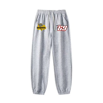 "Casual high street retro 69 racing culture" Sweatpants