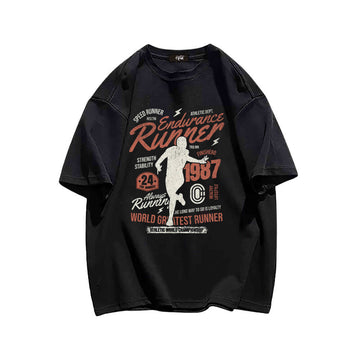 "High street casual retro cartoon sports characters 1998 design" T-shirt