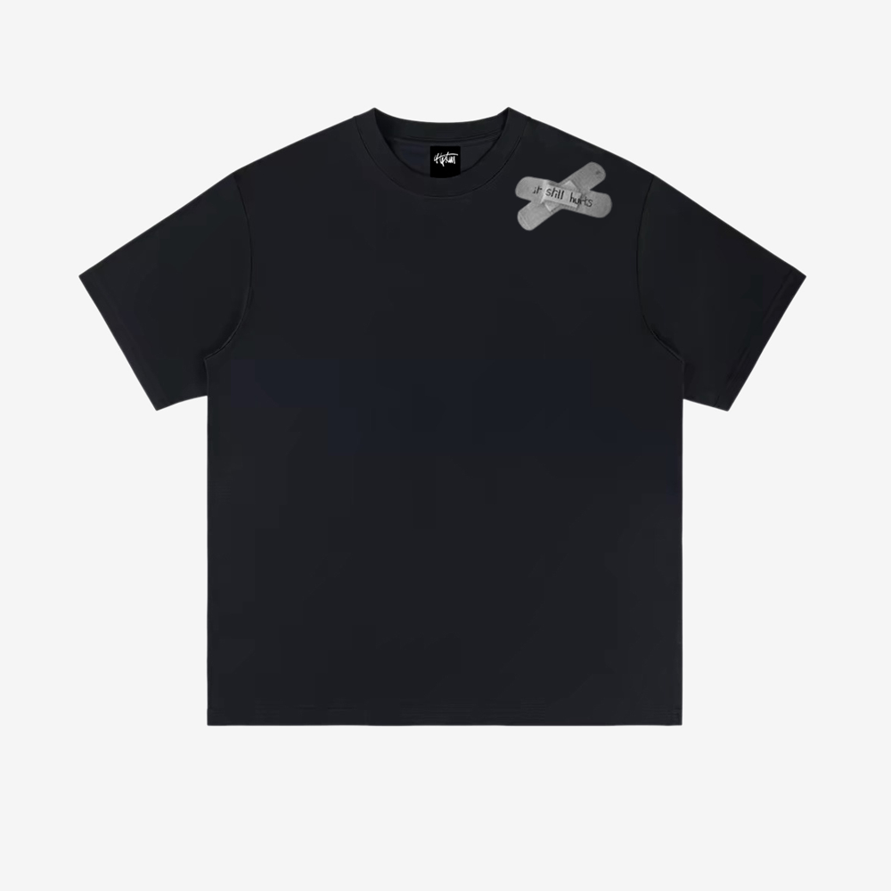 “Small band-aid simple trendy print” T-shirt