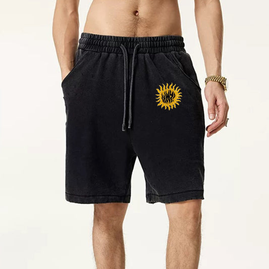 "High street casual cool cartoon surging sun" Shorts