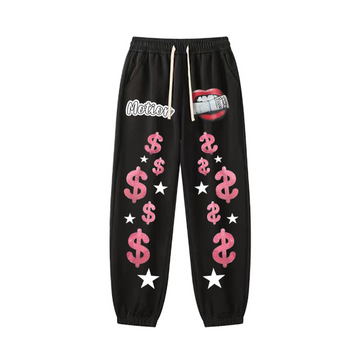"Trendy casual cool high lip money" Sweatpants