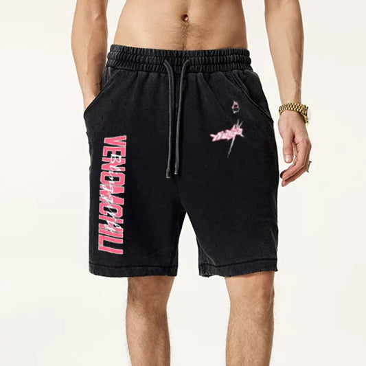 "High street casual cartoon loose cool" Shorts