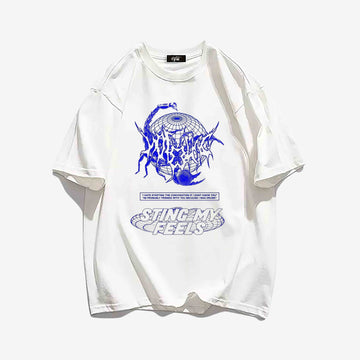 "Retro unique cool scorpion letter" T-shirt