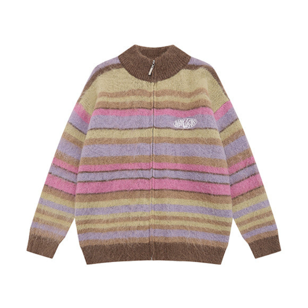 Candy-Colored Loose Cardigan