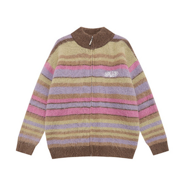 Candy-Colored Loose Cardigan