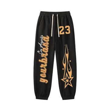 "Fashion high street cartoon shooting star number 23 letter design" Sweatpants