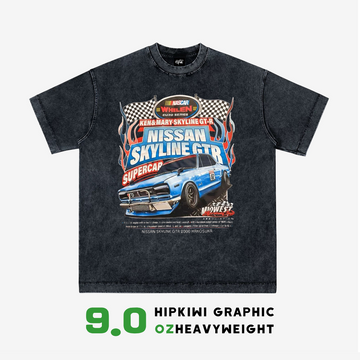 “Urban SKYLINEGR racing print” T-shirt
