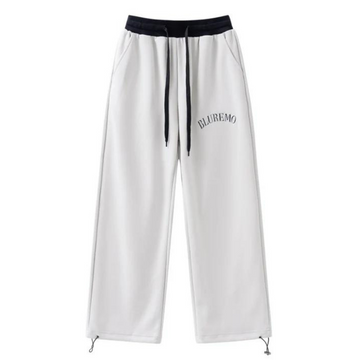 "Athletic Letter Embroidery" Sweatpants