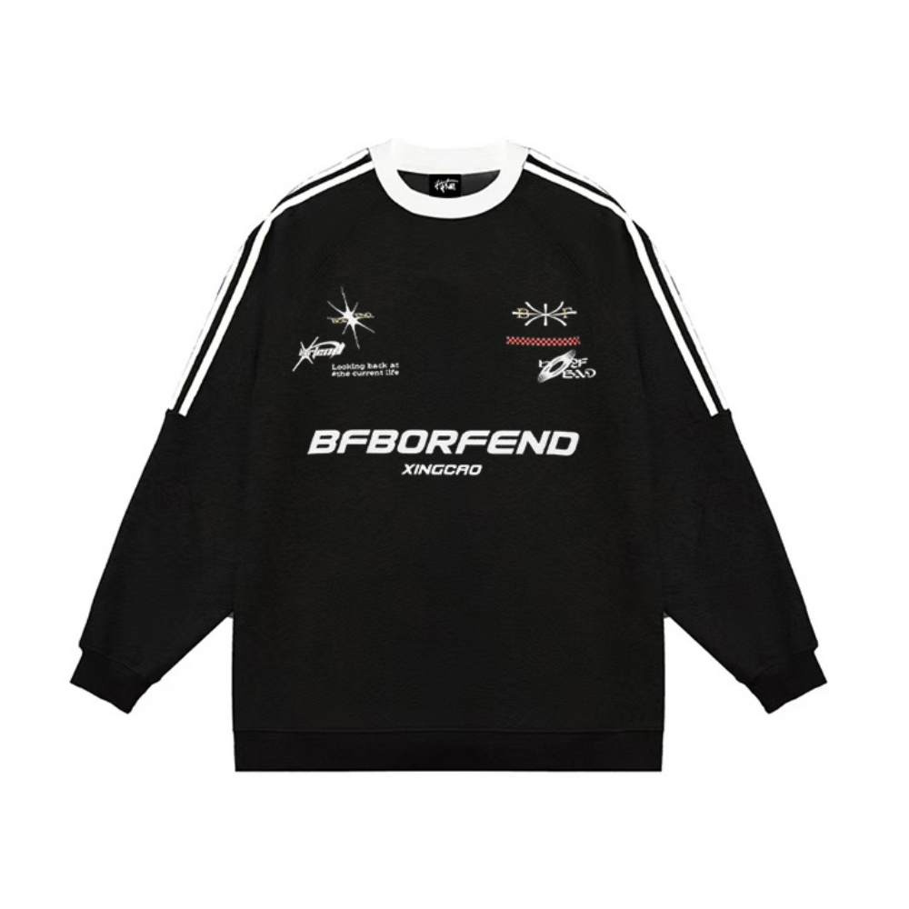 “Urban letter design monochrome niche trend" Sweatshirt