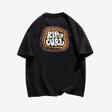 "Casual hip-hop retro high street cartoon English poster design" T-shirt