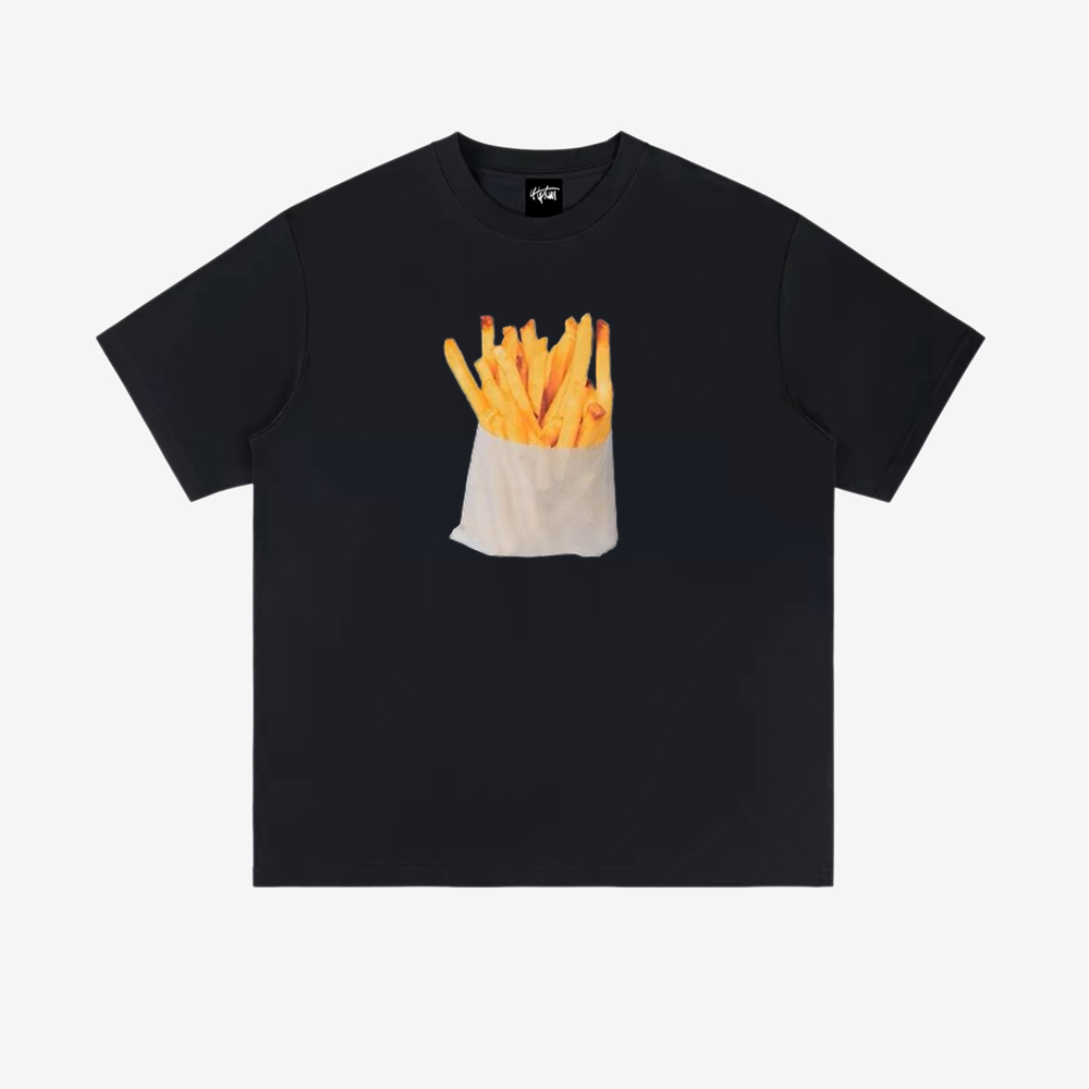 “Niche realistic French fries trendy print” T-shirt