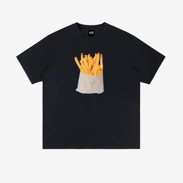 “Niche realistic French fries trendy print” T-shirt