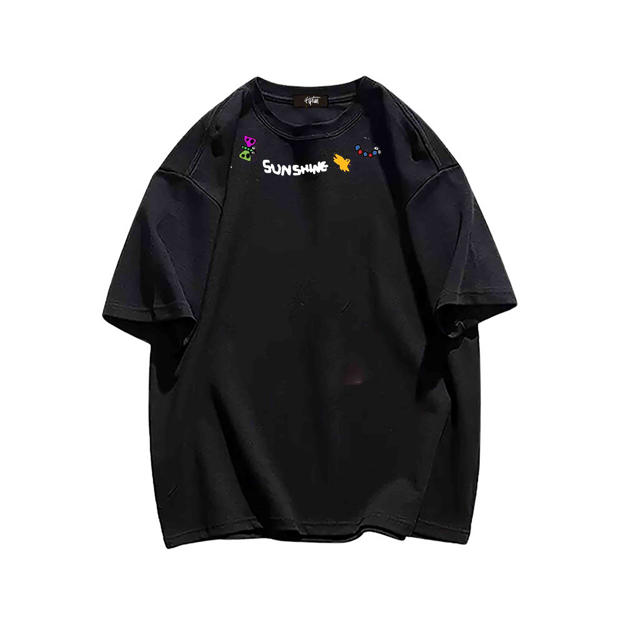 "Casual hip-hop retro high street cartoon animals" T-shirt