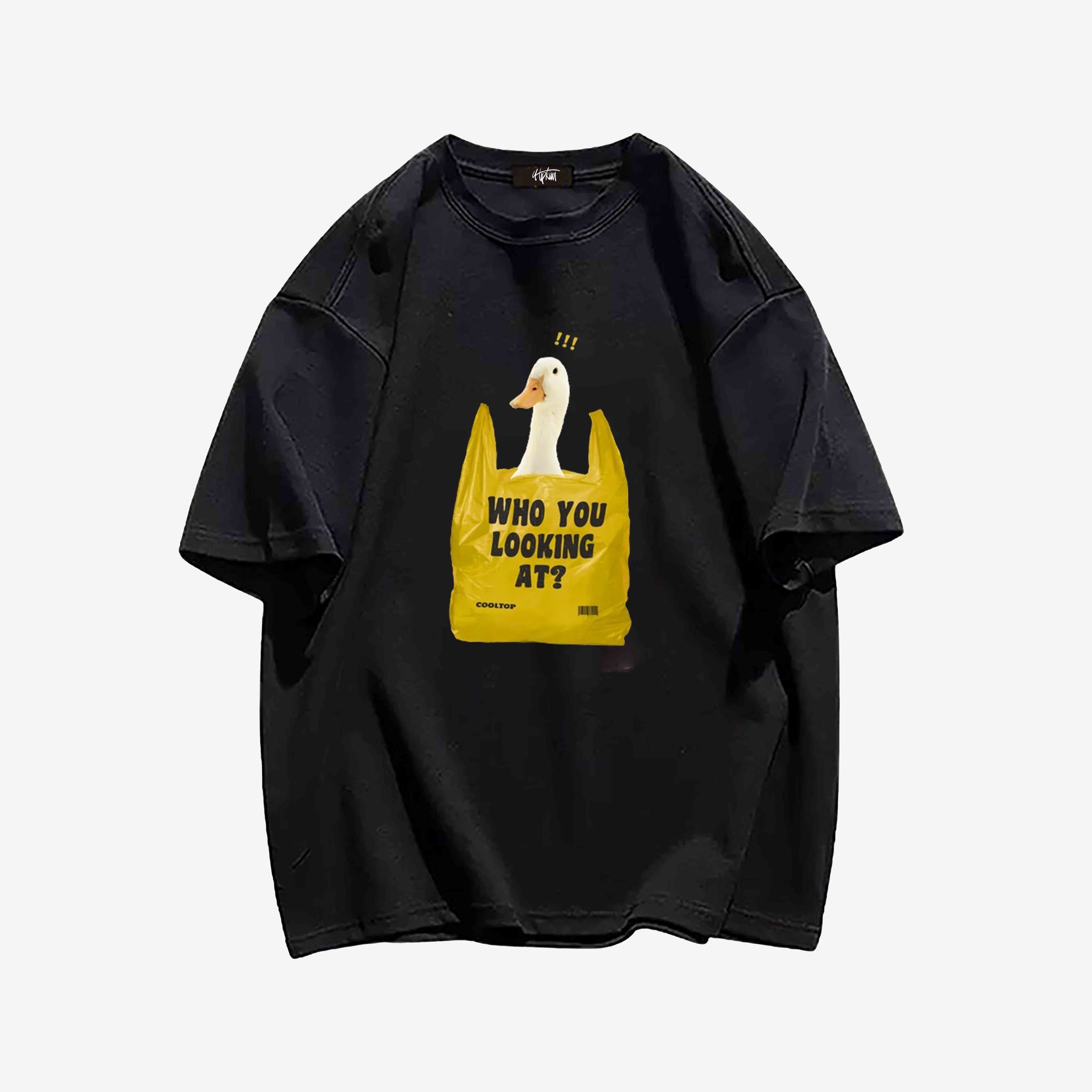 "High street niche designer plastic bag amazing duck" T-shirt