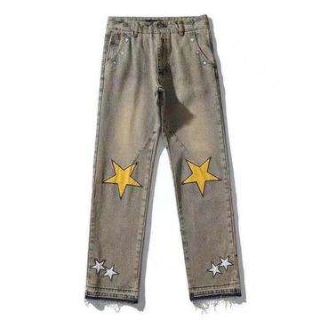 "Vintage High Street Star Graphic" Jeans