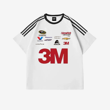 “Niche design Urban racing brand print” T-shirt