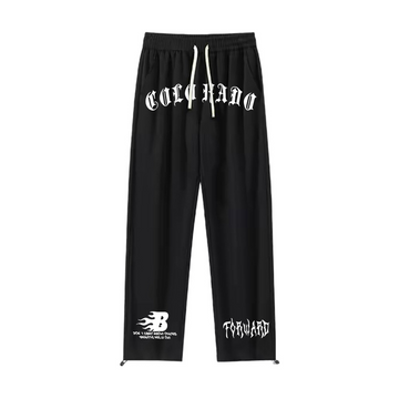 "Versatile casual high street letter trend" Sweatpants