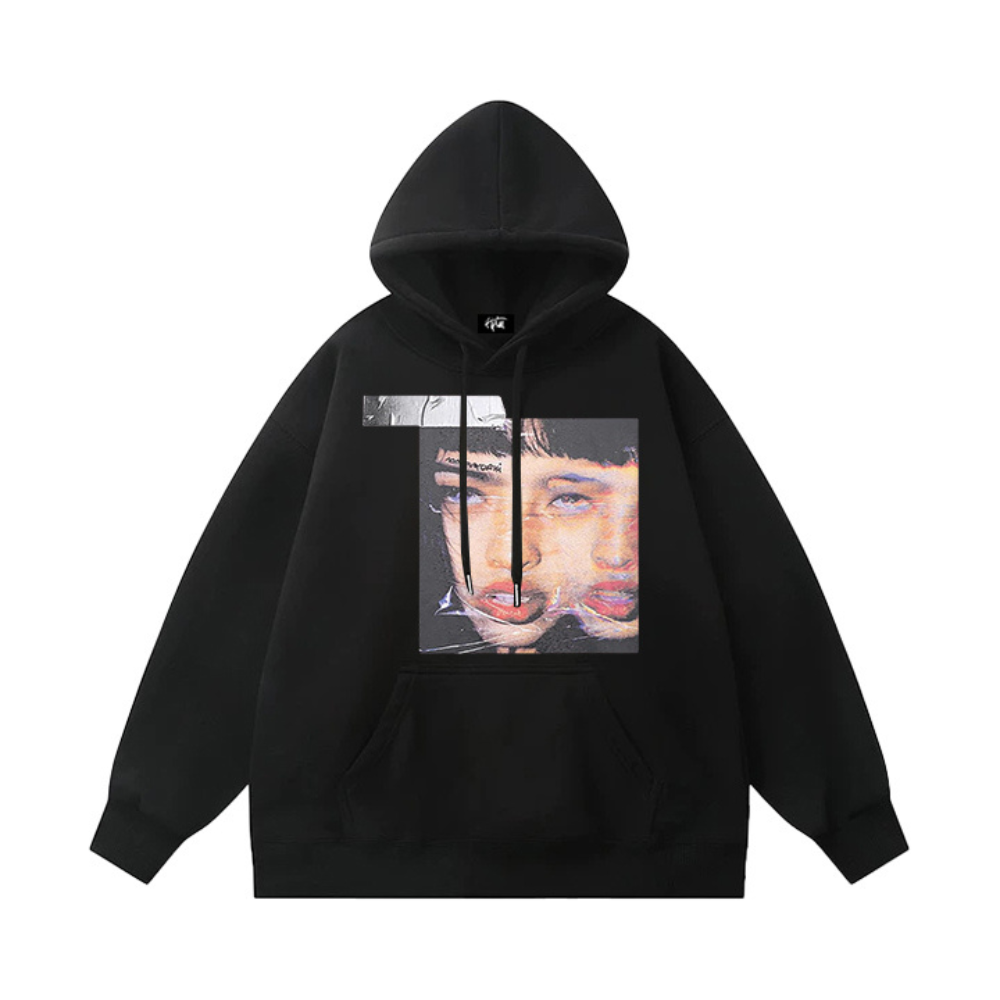 "Weakness Graphic Cotton" Hoodie