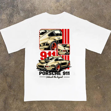 "Retro fashion car culture 911 poster high street" T-shirt