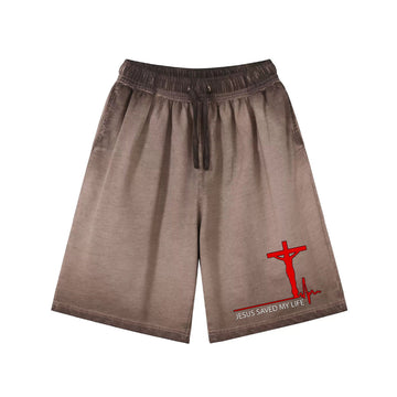 "High Street Casual Cartoon Bundle Cross" Shorts