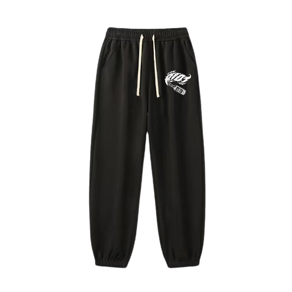 "Casual high street retro cartoon molotov cocktail" Sweatpants