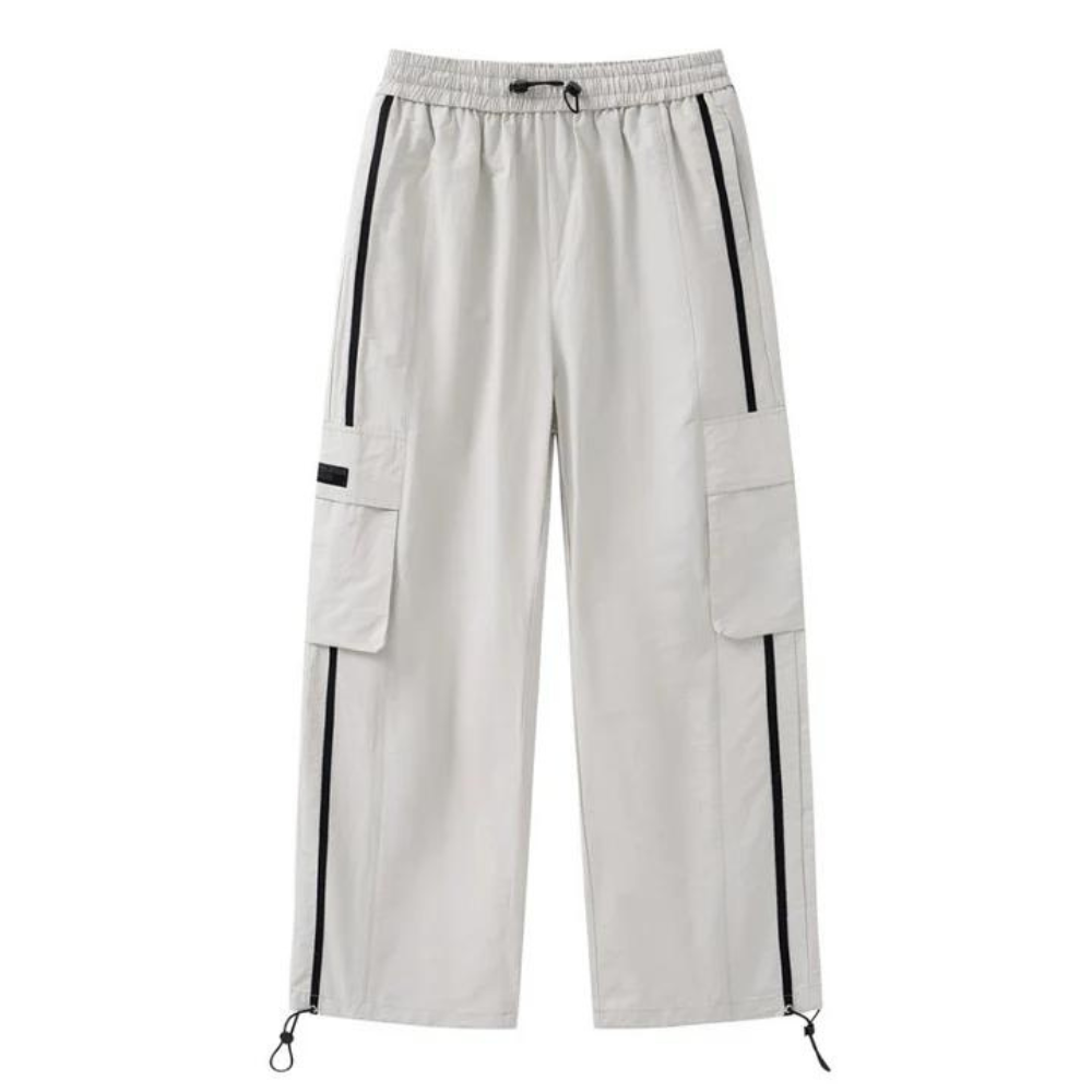 "Classic Multi-Pocket Panel Cargo" Sweatpants