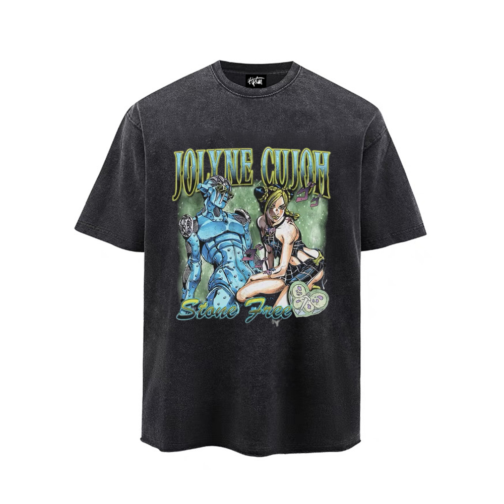 “Japanese anime characters letters adventure retro niche” T-shirt