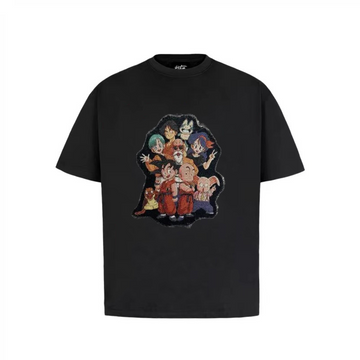 “Cartoon multi -character trend printing” T-shirt