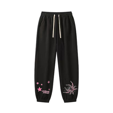 "Pink spider starlight high street trend" Sweatpants