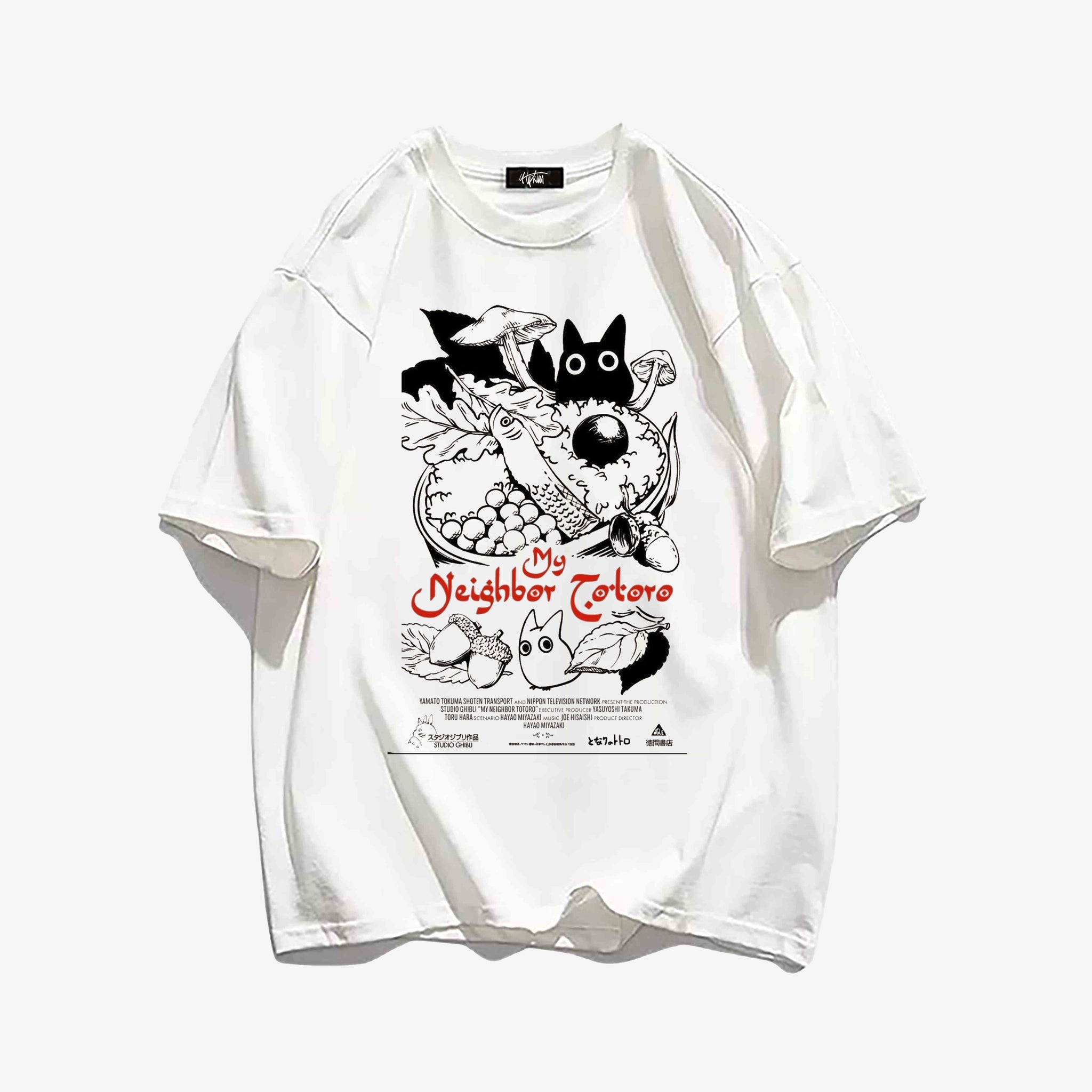 "Cartoon hand-painted cute animal casual" T-shirt
