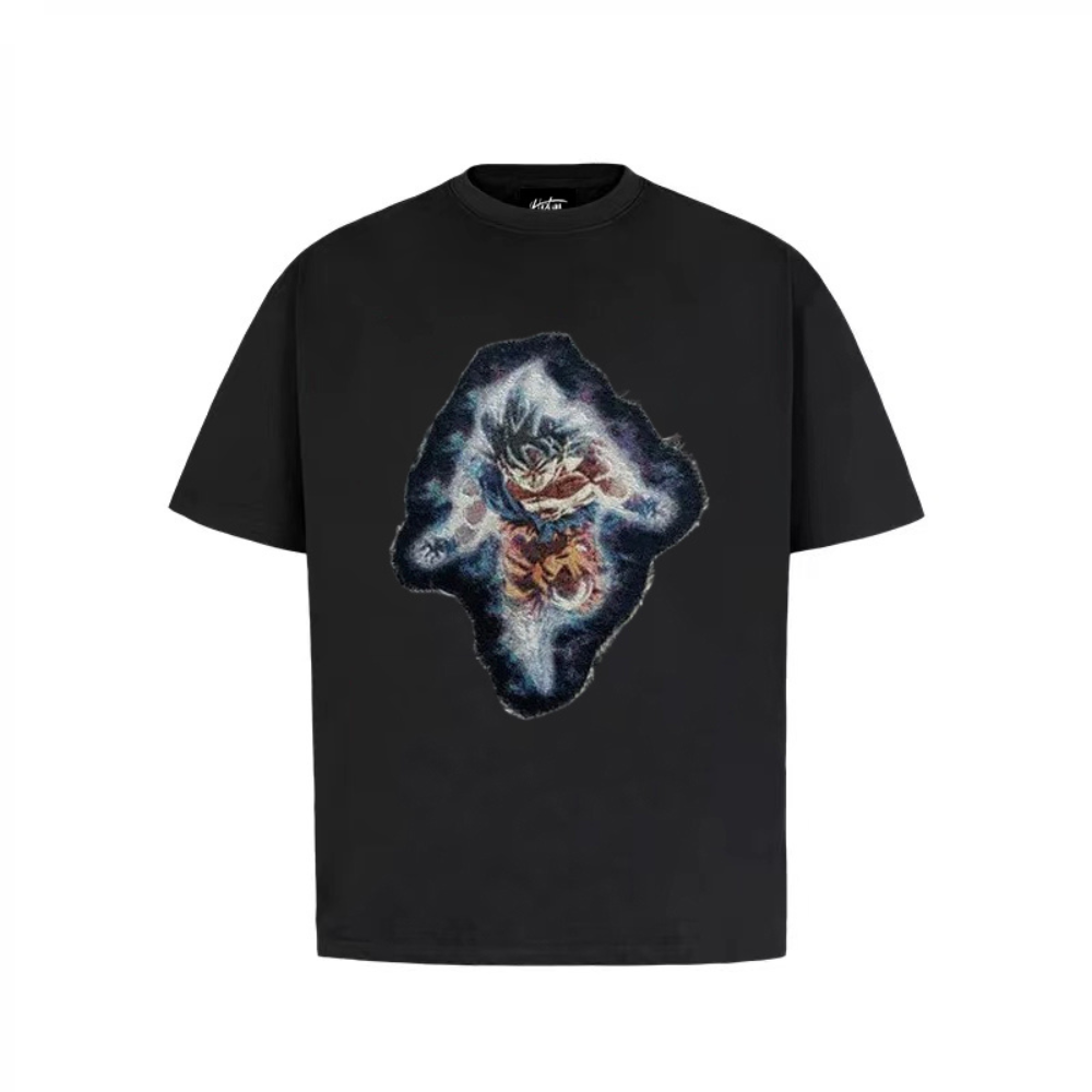 “Goku Broken Battle Trend Printing” T-shirt