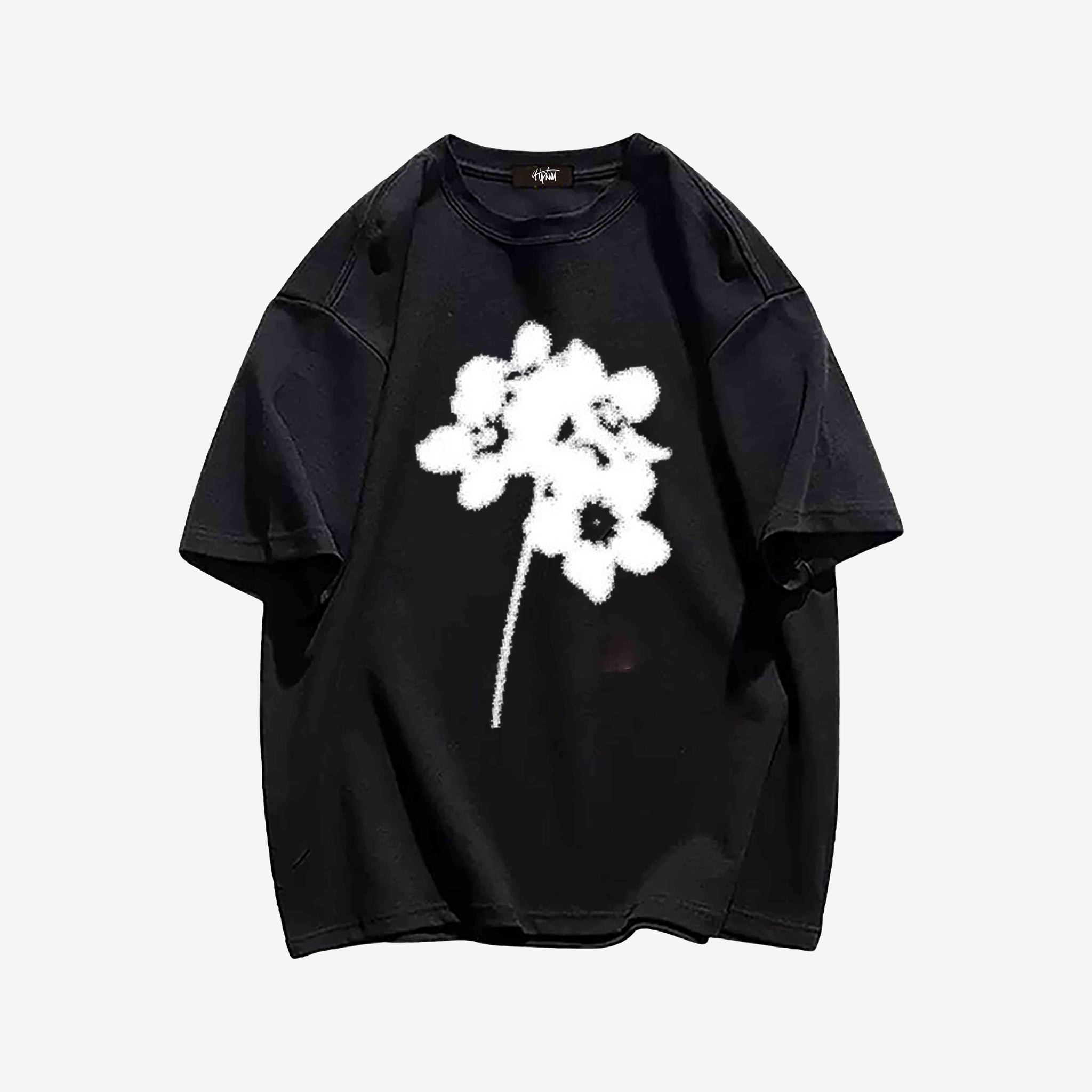 "Style trendy cartoon graffiti flower print" T-shirt